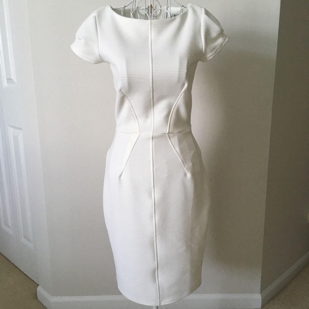 Closet white pencil dress
